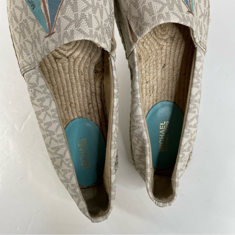 Michael Kors Kendrick Espadrille Sailboat Slip On Shoes Size 9.5 - Picture 6 of 8